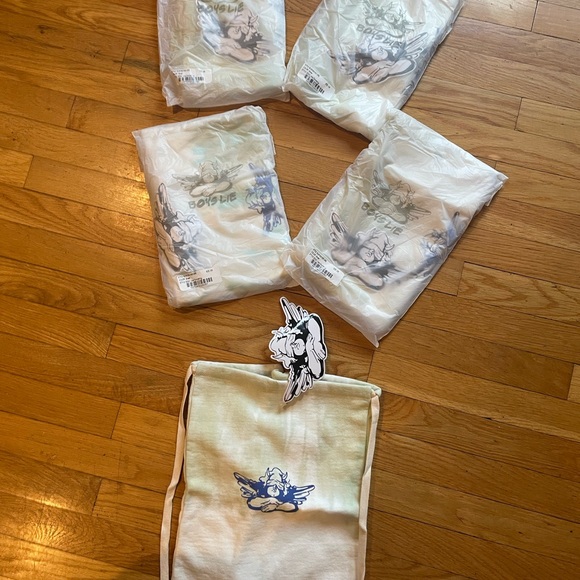 NWT Boys Lie Revolve Tie Dye Drawstring backpack/tote - Picture 7 of 8